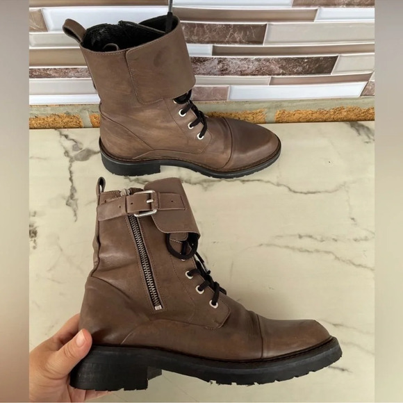 ALLSAINTS Daria Cuffed Combat Boot 39/8.5 - Picture 8 of 14